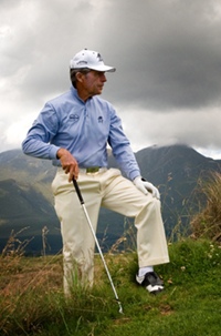 Gary Player in another historical or competitive setting