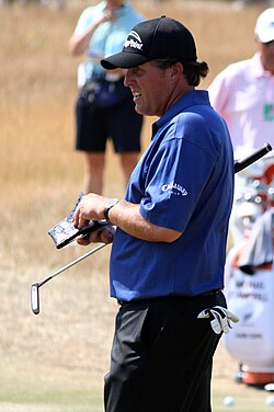 Phil Mickelson in another historical or competitive setting